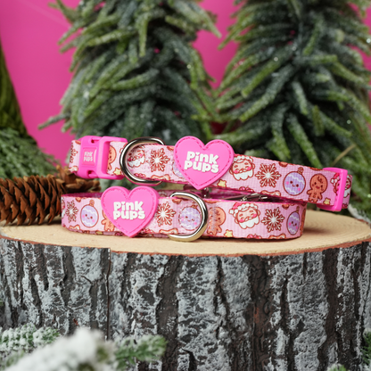 Merry Pinkmas Christmas Dog Collar