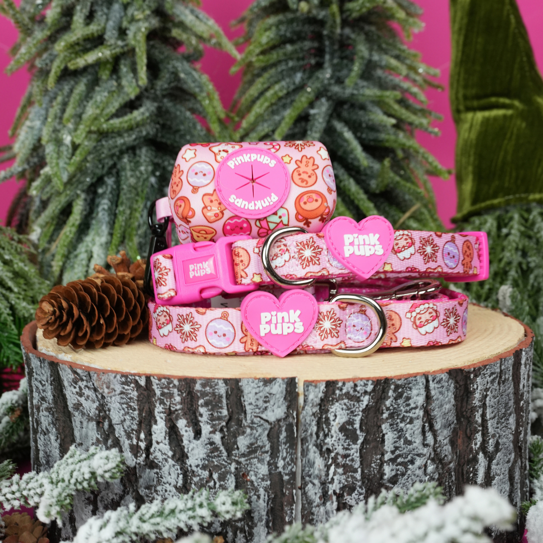 Merry Pinkmas Christmas Dog Collar