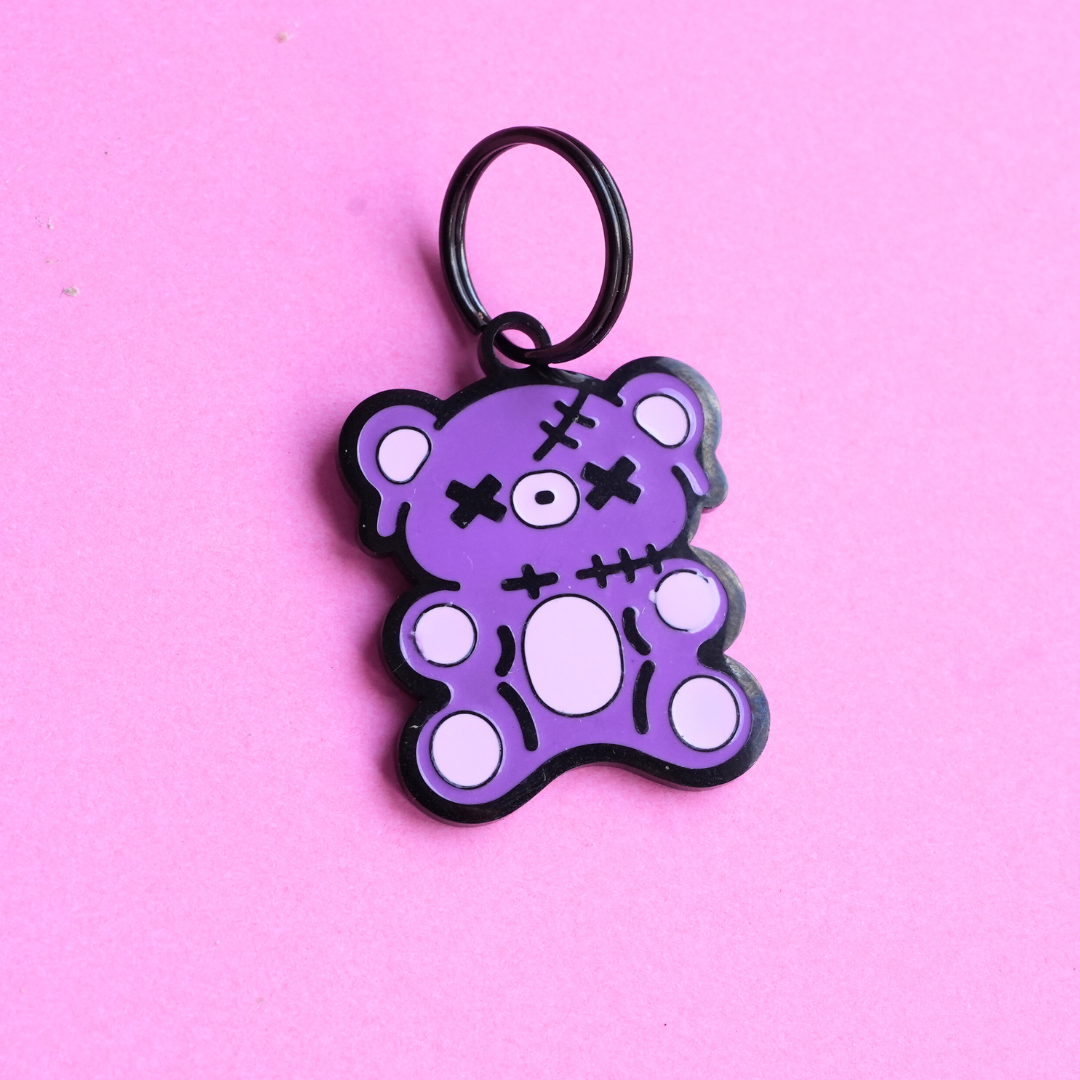 Halloween Pet ID Tag : Voodoo Bear