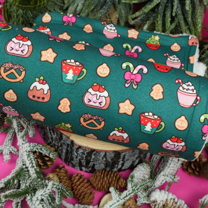 Christmas Treats Fleece Festive Dog Blanket