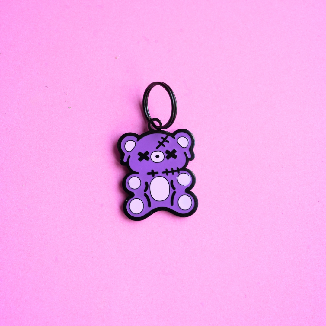 Halloween Pet ID Tag : Voodoo Bear