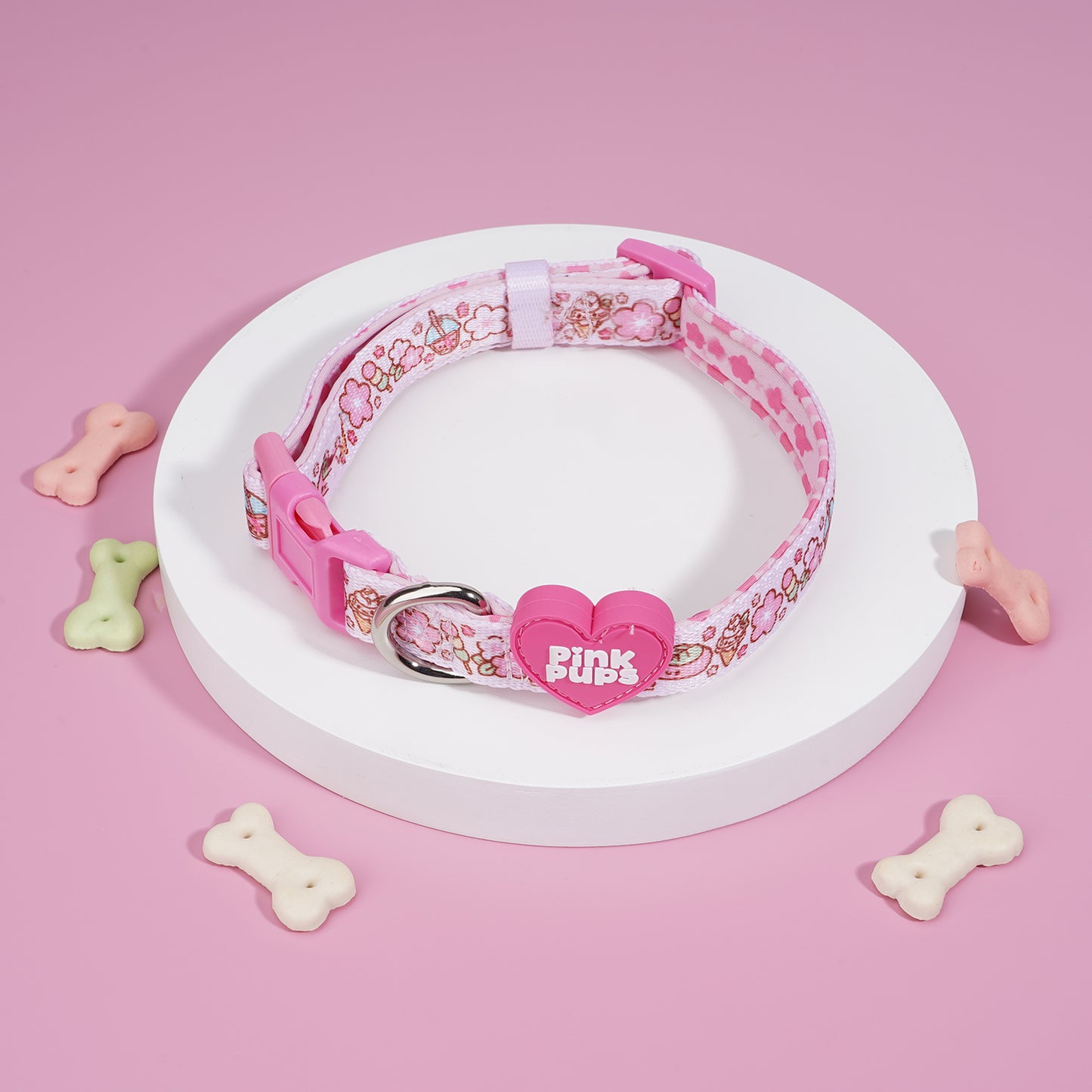 Cherry Blossom Dog Collar