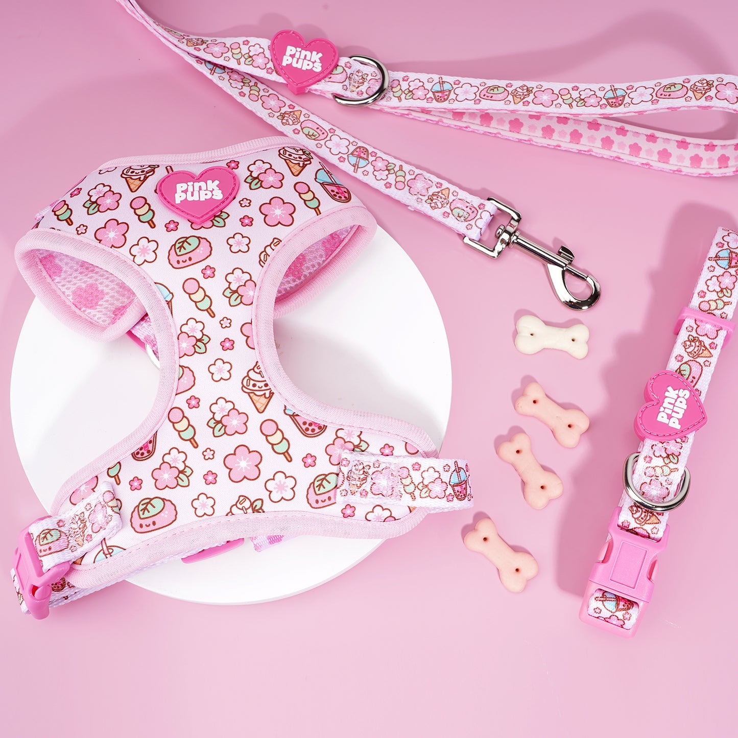 Cherry Blossom Dog Leash