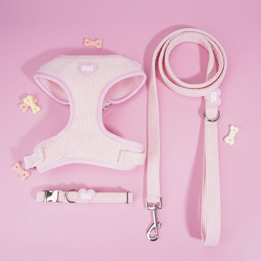 Blush Corduroy Walkies Set