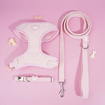 Blush Corduroy Leash