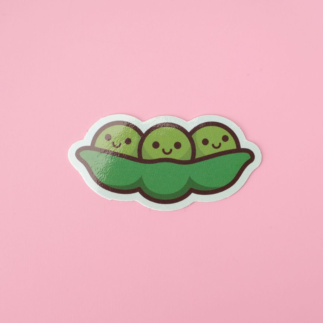 Happy Peas Sticker